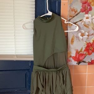 Green ballet costume